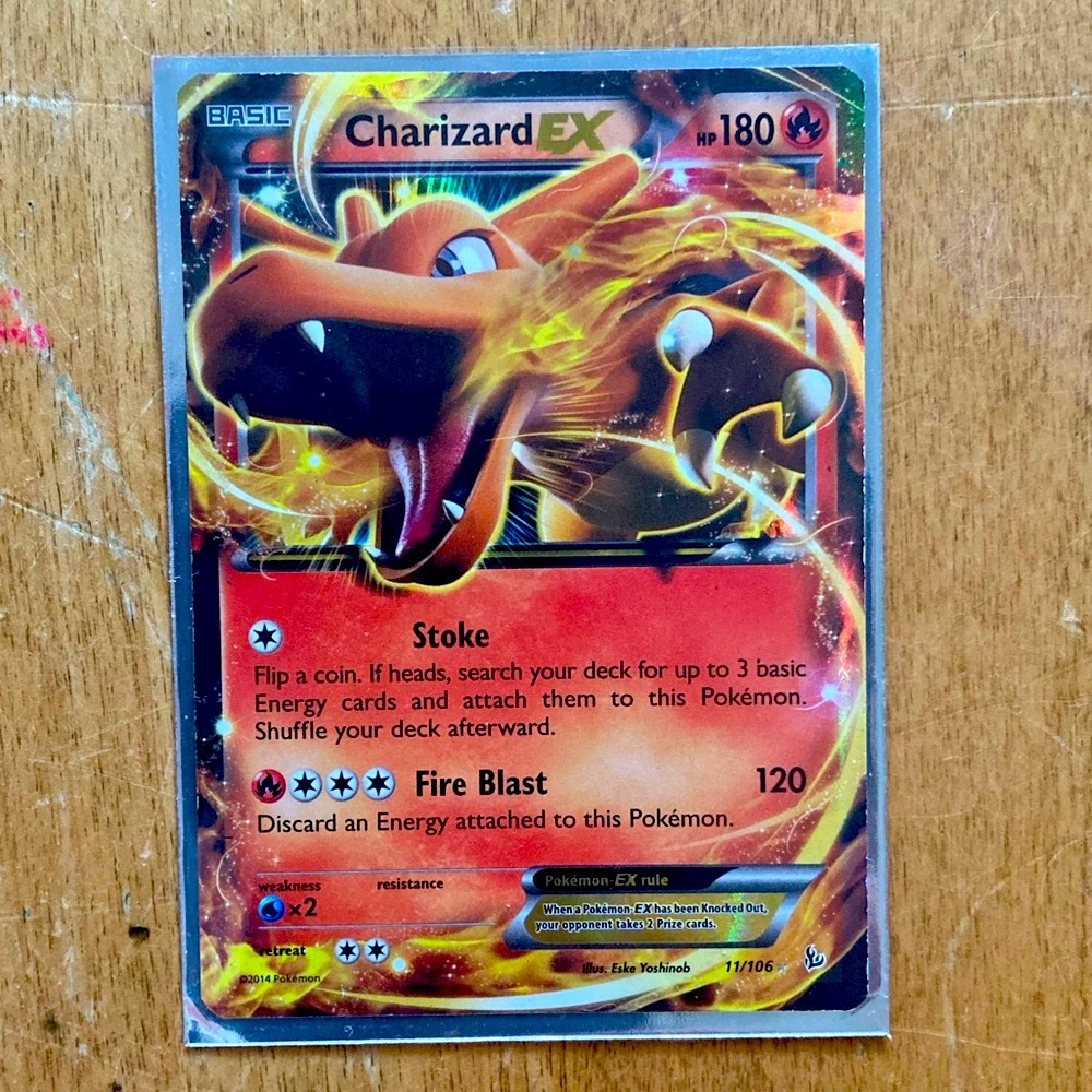Charizard EX Pokémon card